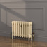 CI-SH450-CRM-FB-LS02 - Shelbourne Cream 3 Column Victorian Cast Iron Radiator H450mm x W1230mm CI-SH450-CRM-FB-LS02 - Shelbourne Cream 3 Column Victorian Cast Iron Radiator H450mm x W1230mm